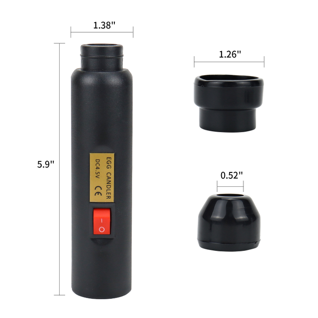 LED Egg Candler Light Tester Bright Cool Light Incubator for Chicken Eggs 