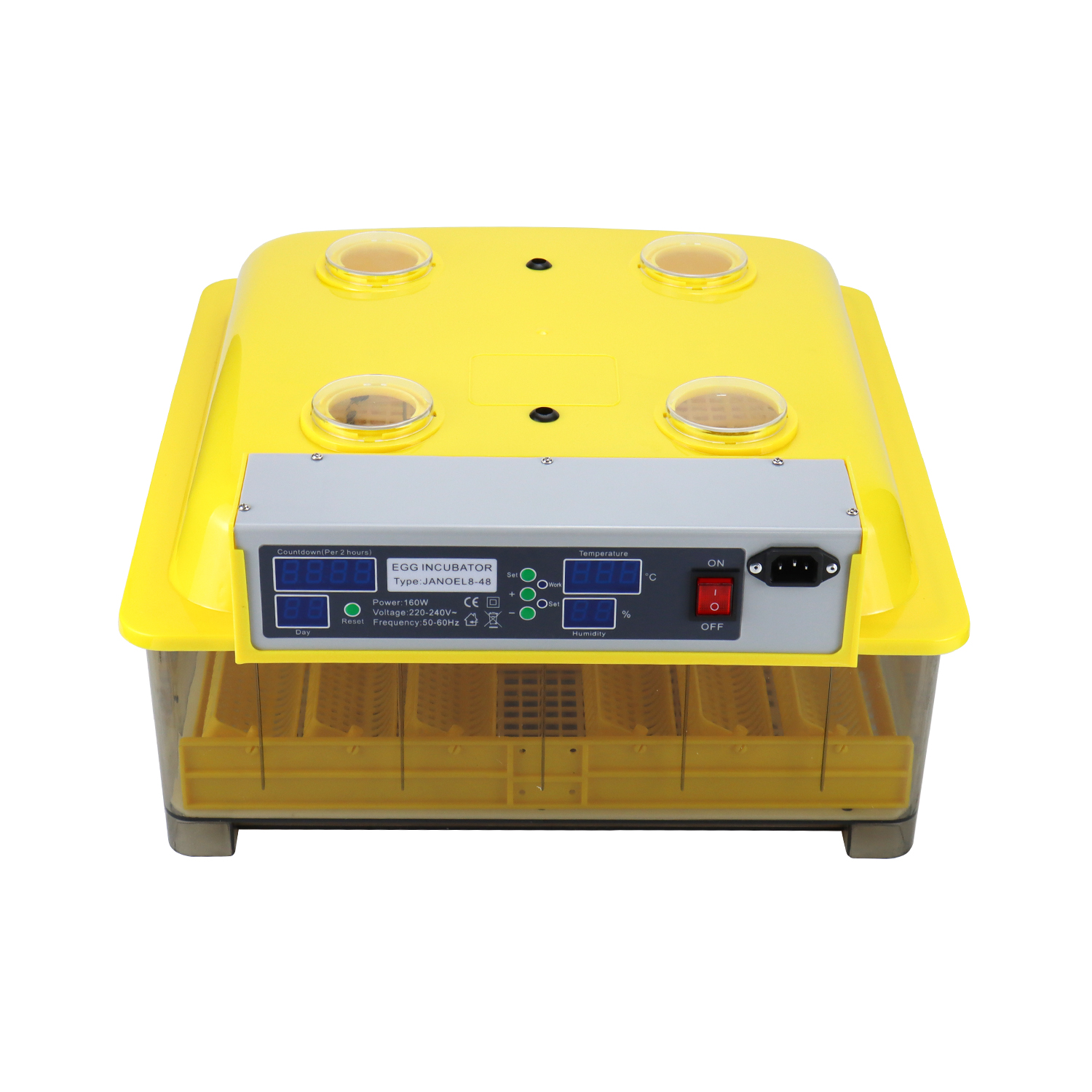 Fully Automatic Egg Incubator Hatching Machine for 48 Chicken Eggs