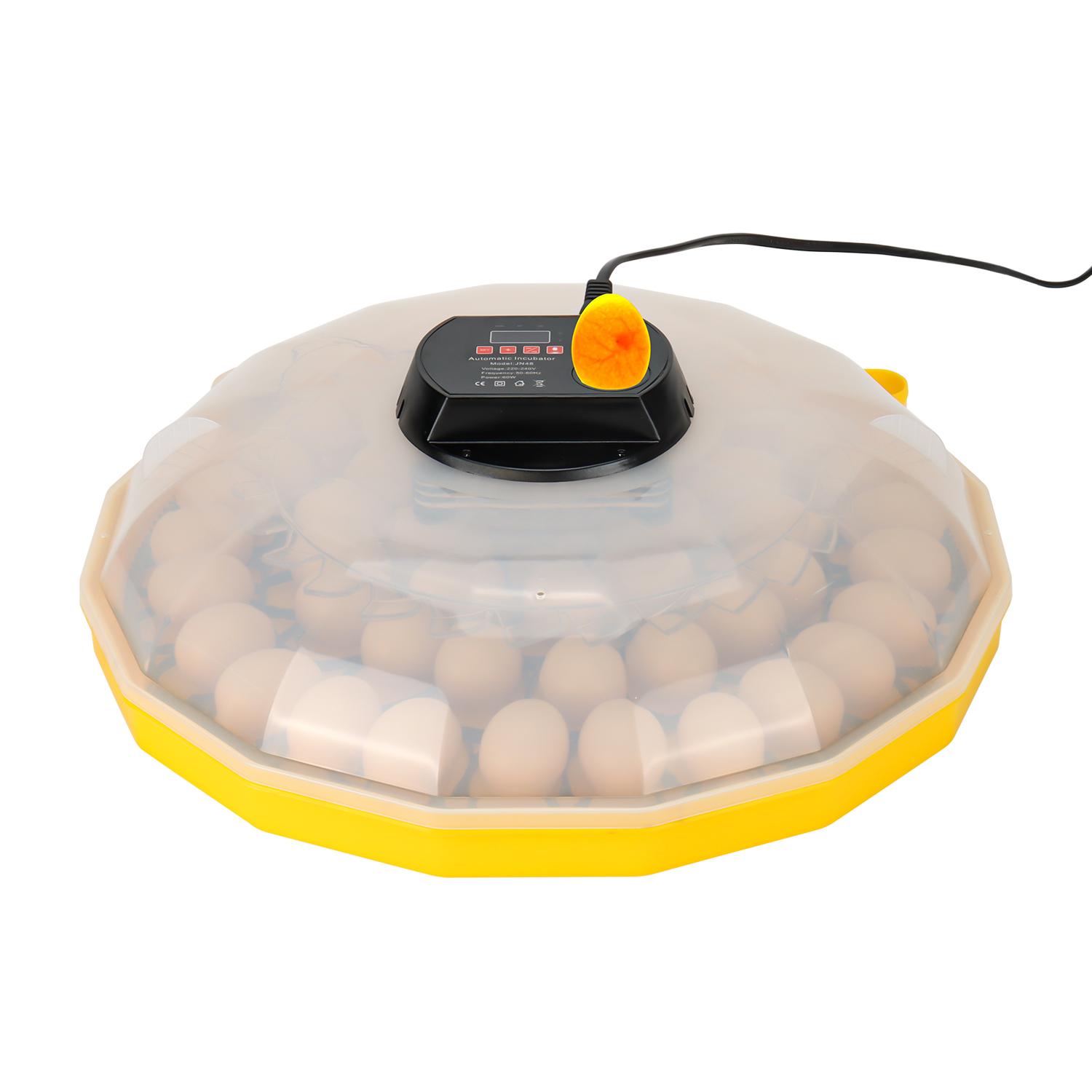 Egg Hatcher Fully Automatic Egg Incubator Hatching Machine for 48 Chicken Eggs