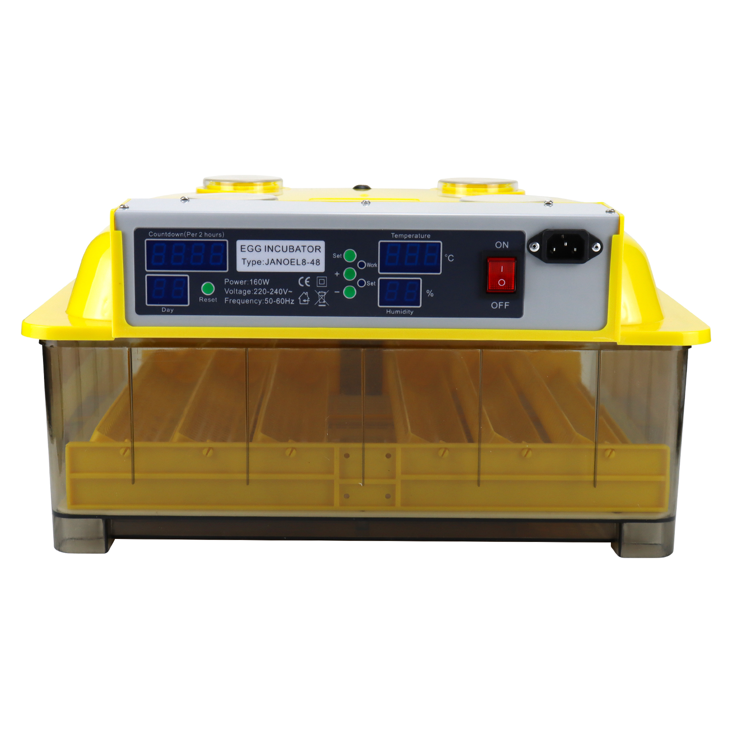 Fully Automatic Egg Incubator Hatching Machine for 48 Chicken Eggs
