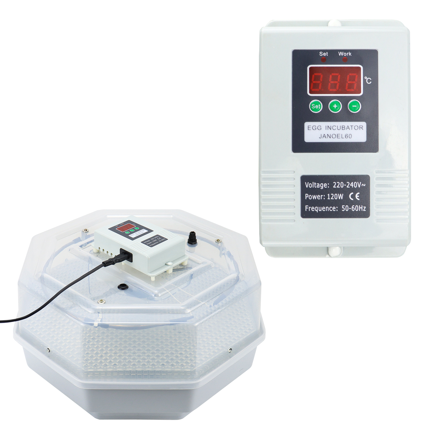 Multifunctional Automatic Incubator Constant Temperature 42 Eggs for Chicken Duck Quail