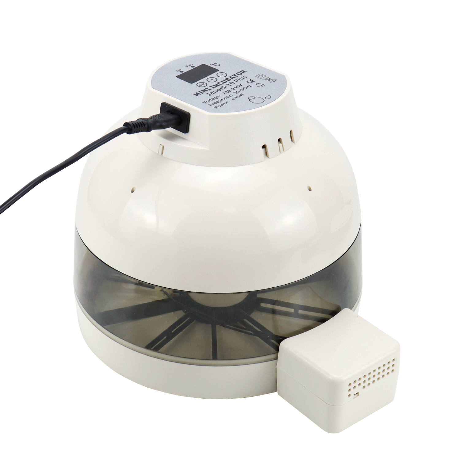 10 Eggs Incubator Automatic Egg Turning for Chicken Duck Quail