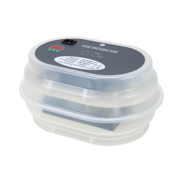 Small Incubator 12 Chicken Eggs Automatic Egg Turning for Home School Farm