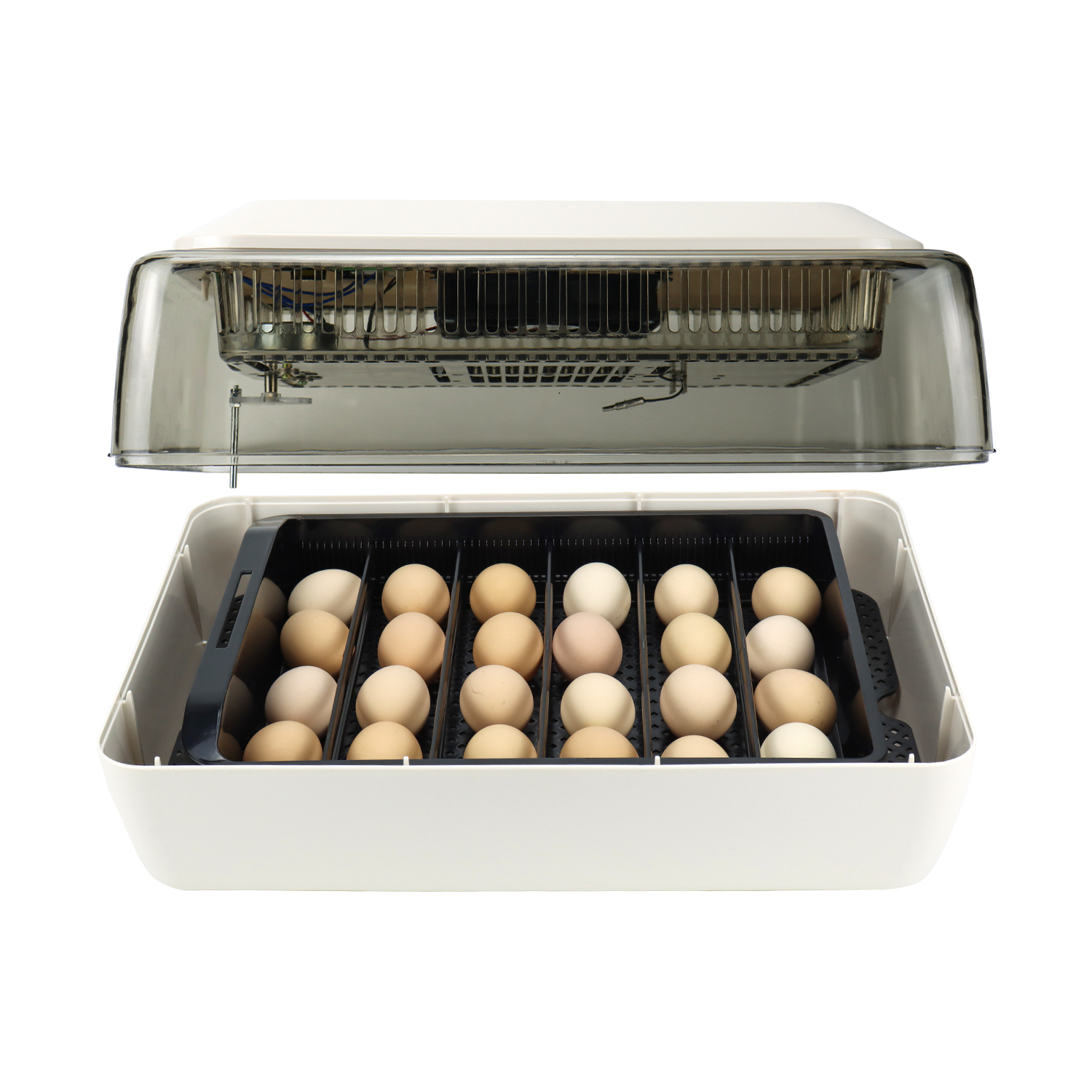  Automatic Egg Incubator 24 Eggs PC ABS Small Incubator for Home
