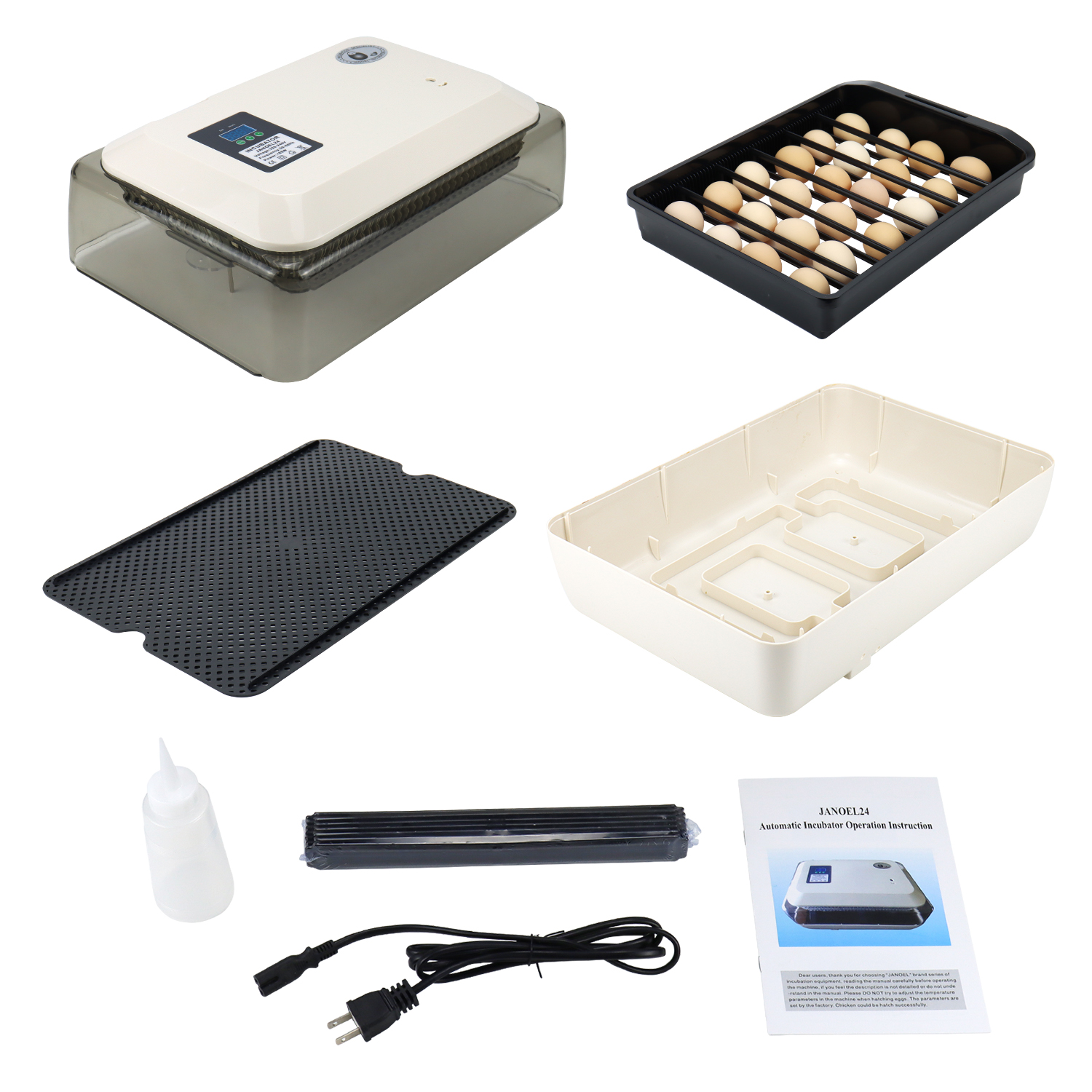 Egg Incubator Automatic Turning for Chicken Duck Quail Reptile